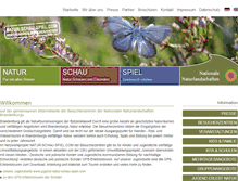 Tablet Screenshot of natur-schau-spiel.com